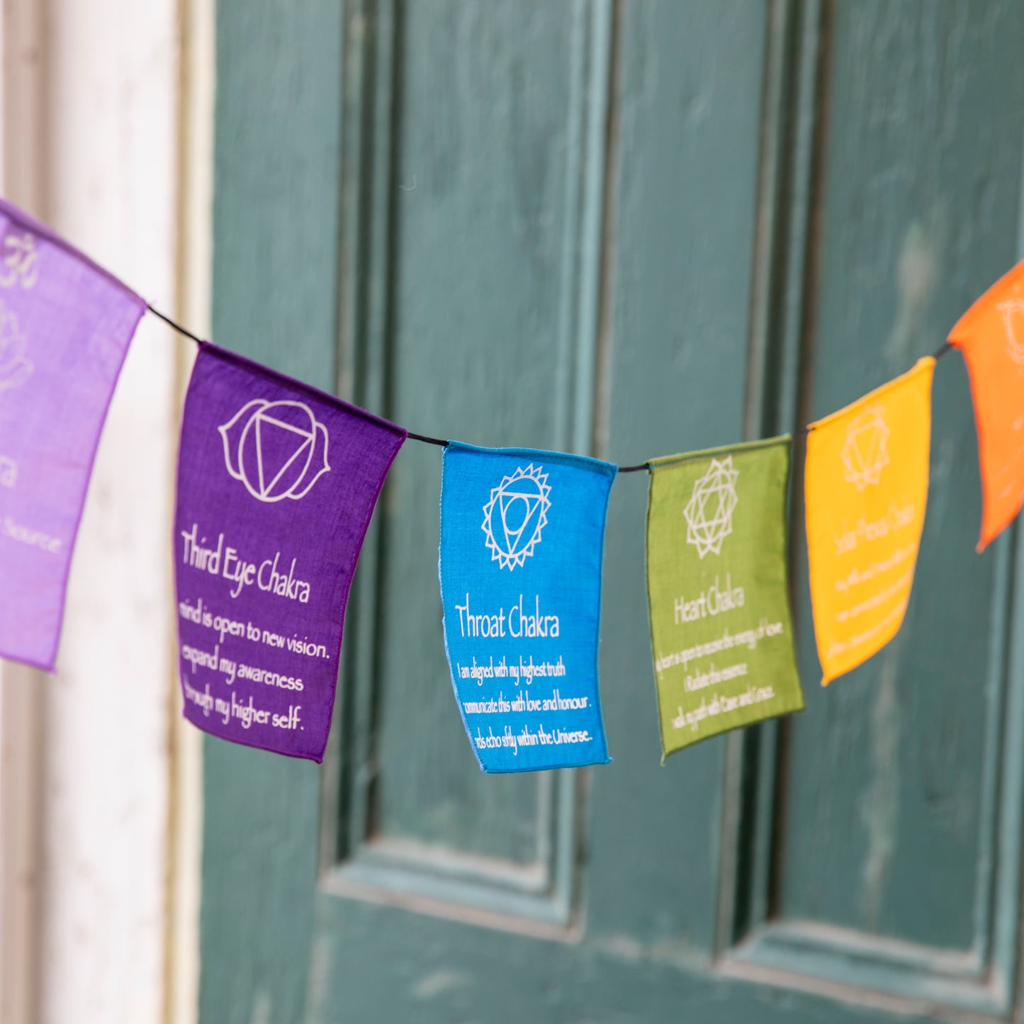 Small Chakra Prayer Flags