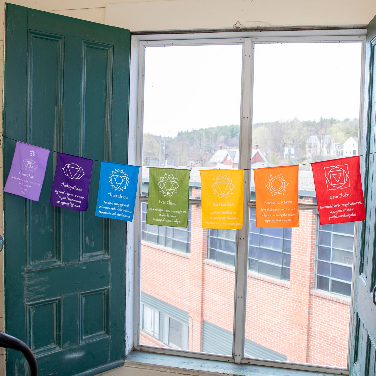 Large Chakra Prayer Flags