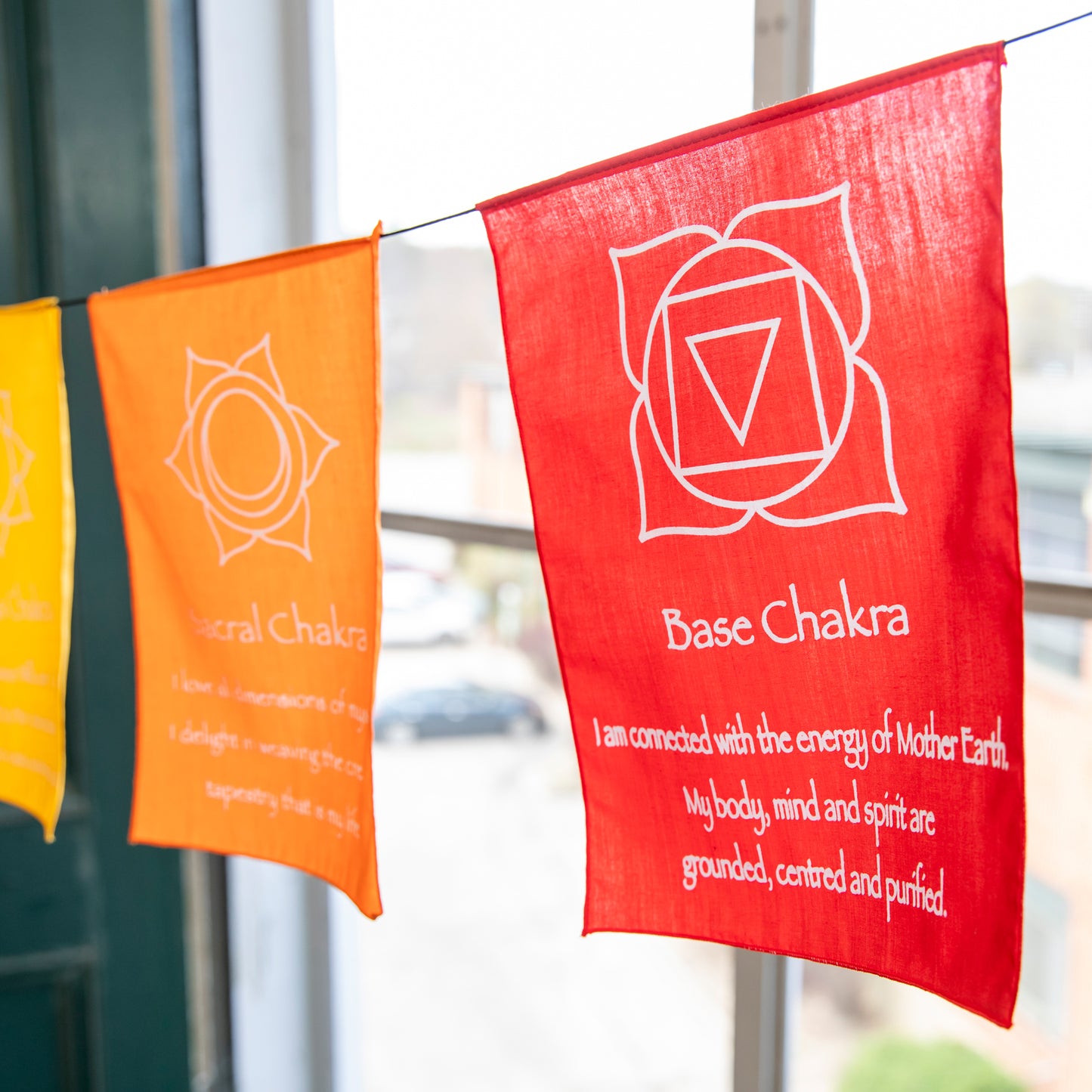 Large Chakra Prayer Flags