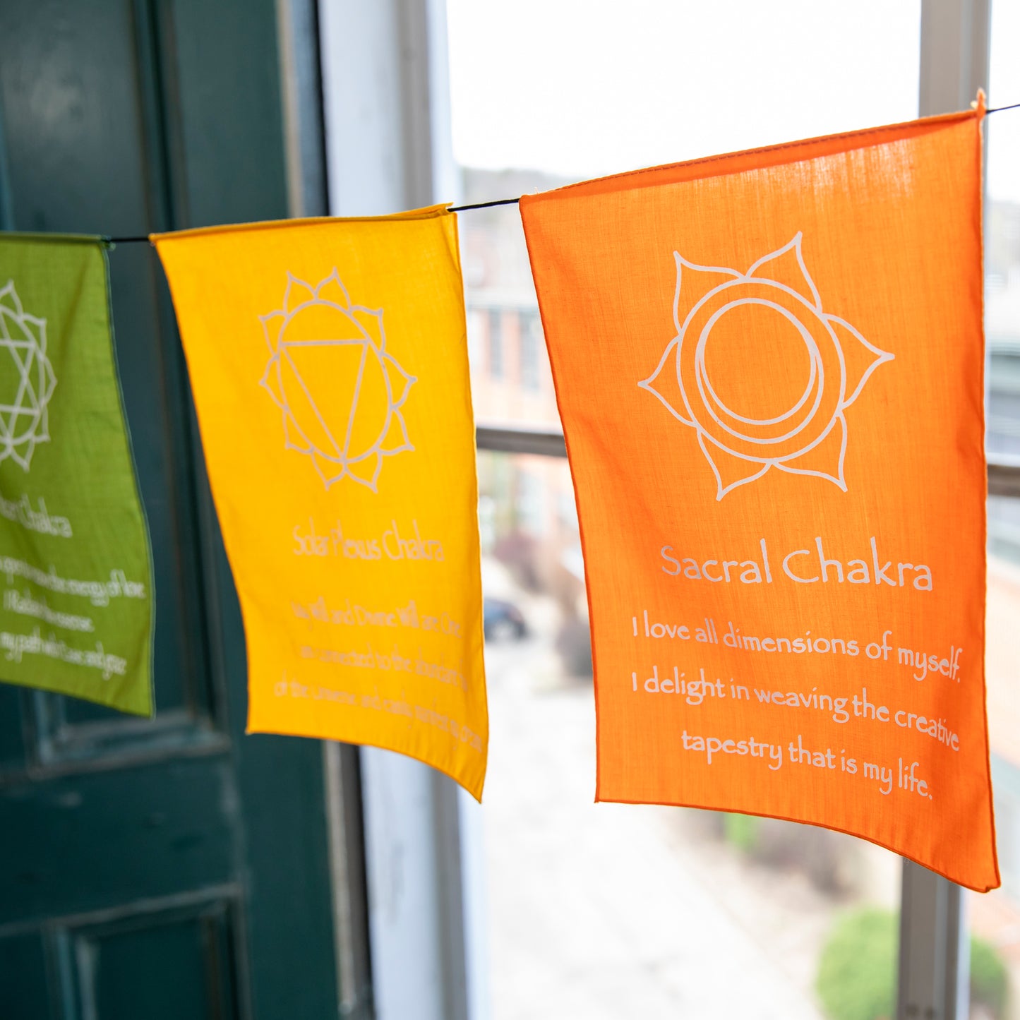 Large Chakra Prayer Flags