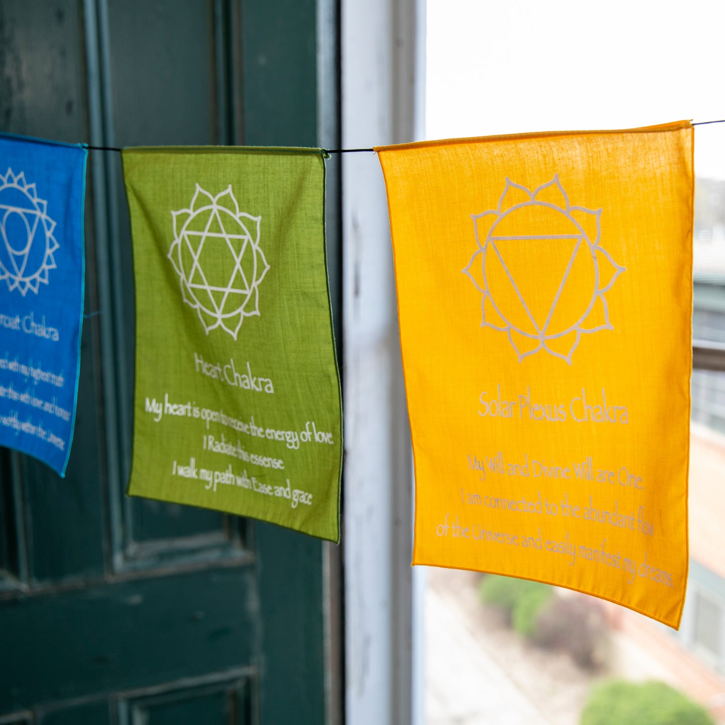 Large Chakra Prayer Flags