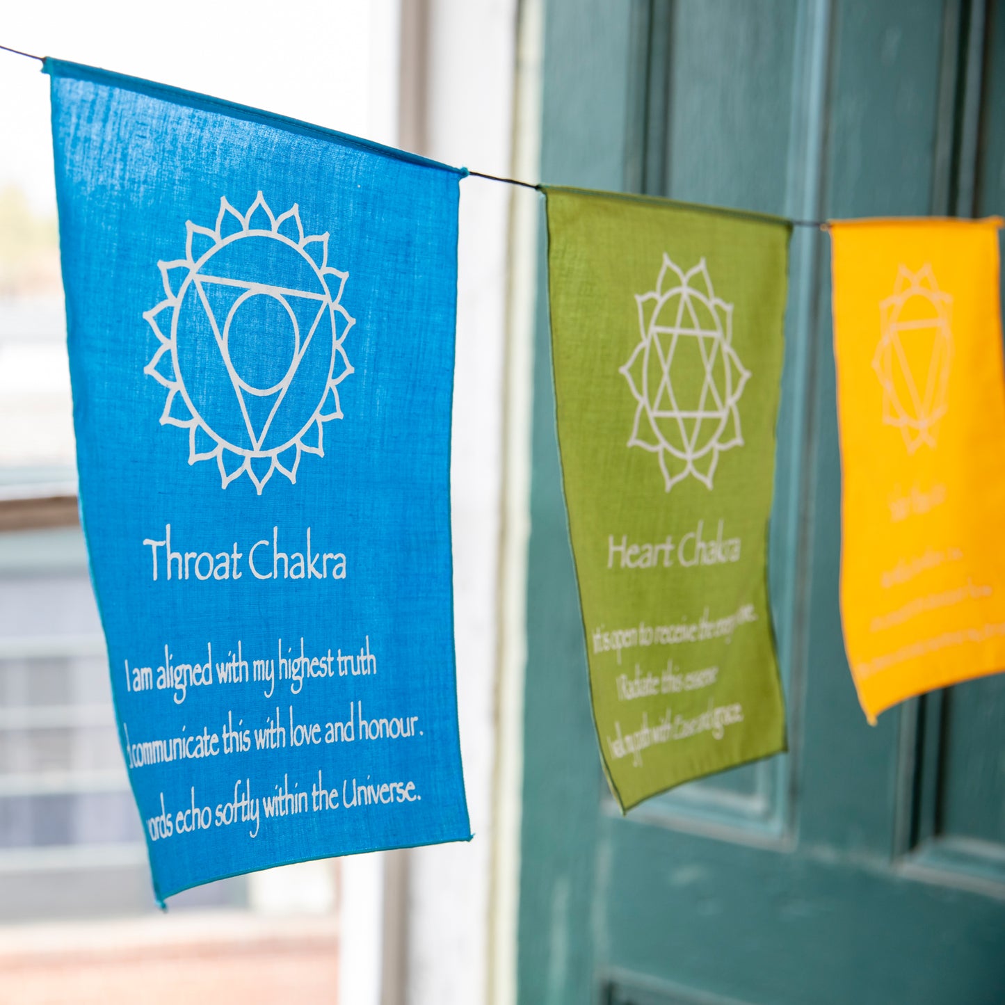 Large Chakra Prayer Flags