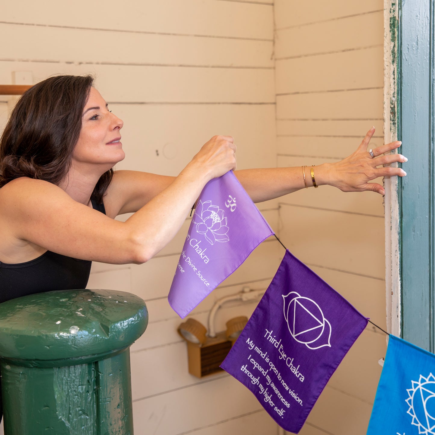 Large Chakra Prayer Flags