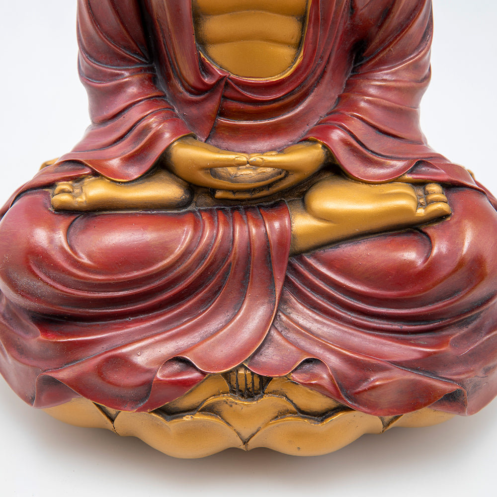 Hand Painted Shakyamuni Buddha Statue