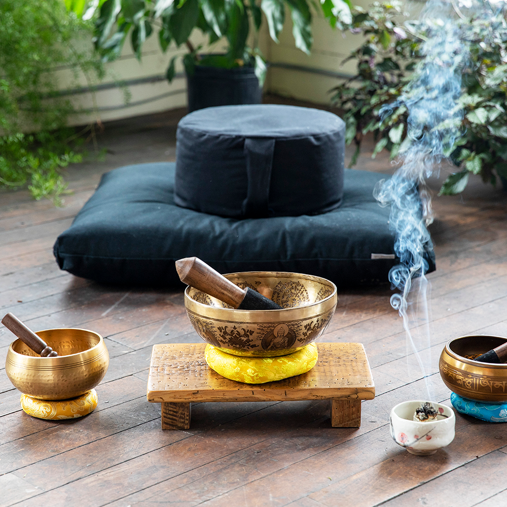 Studio Hi-Zafu Buckwheat Meditation Pillow
