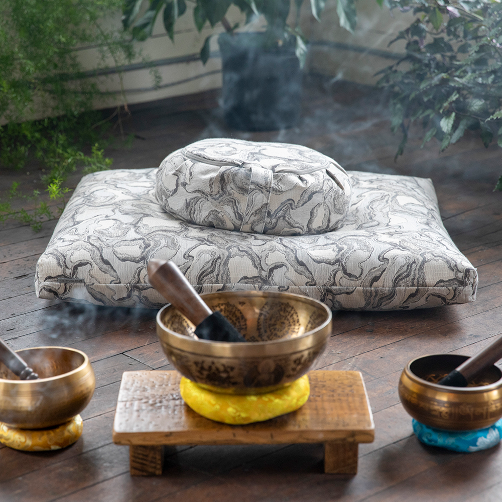 Marbled Zafu Zabuton Set