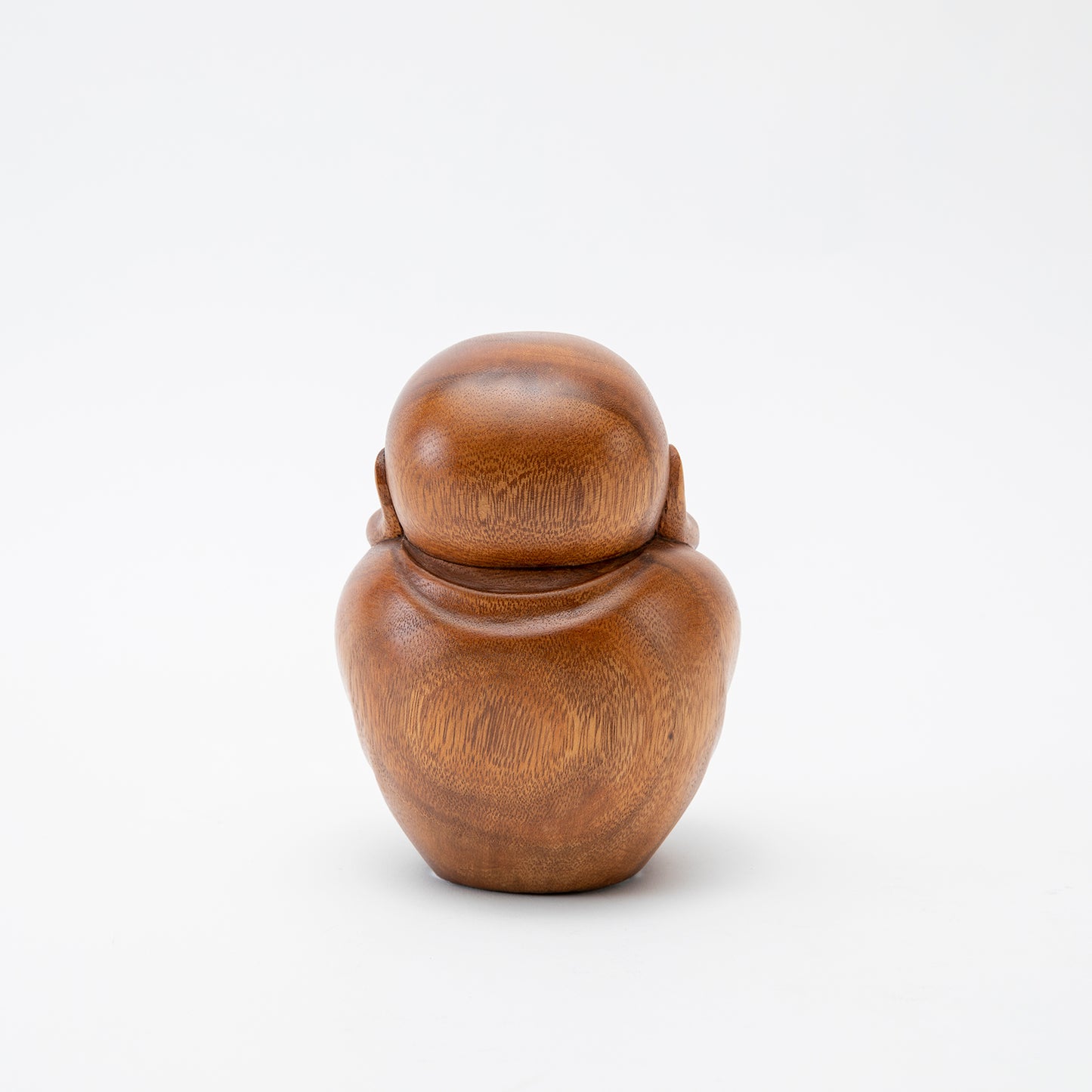 Wooden Laughing Buddha Statue 2