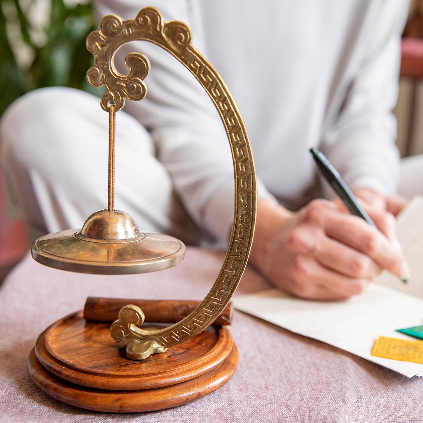 Om Mani Tingsha Table Chime