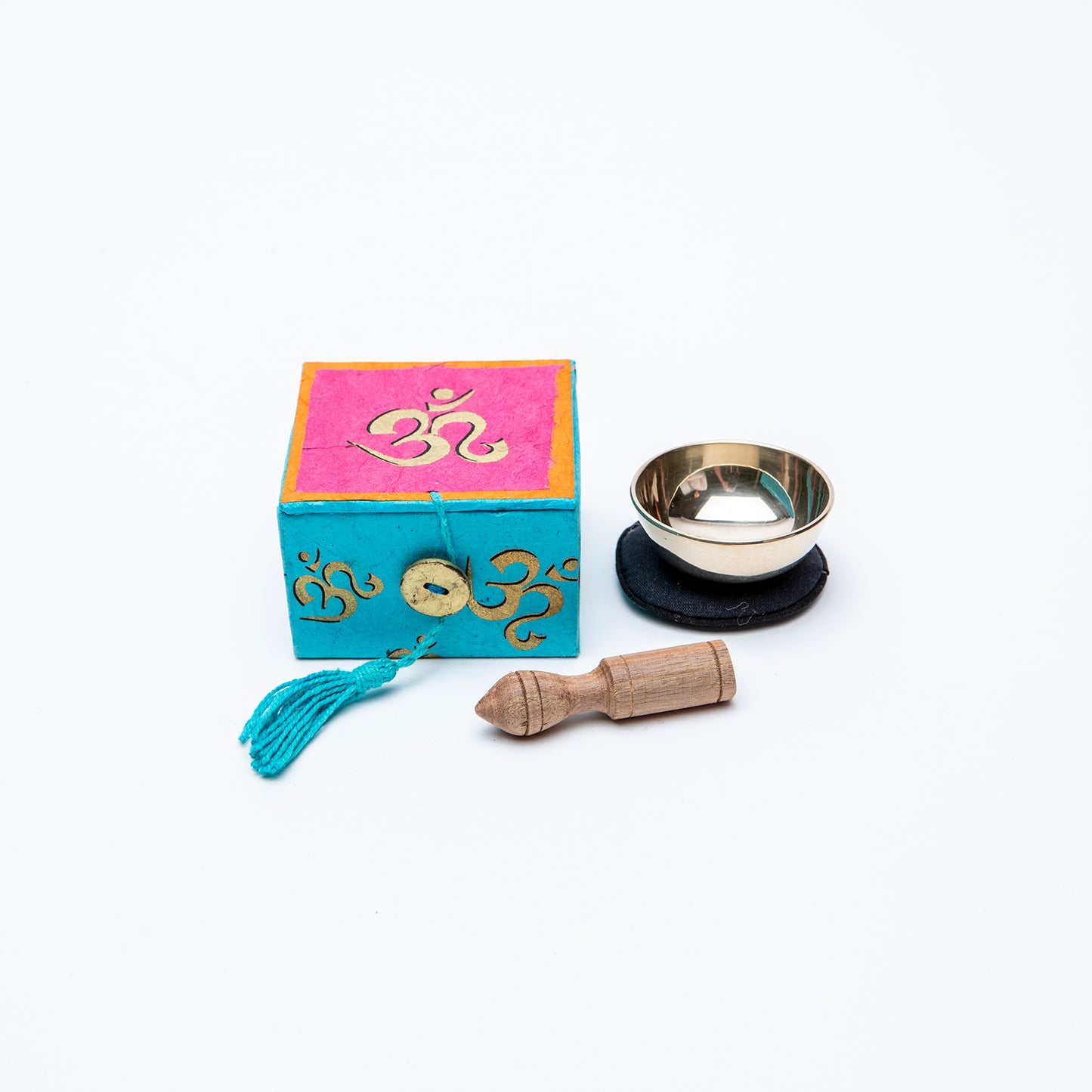 Miniature Singing Bowl Box Set - Om