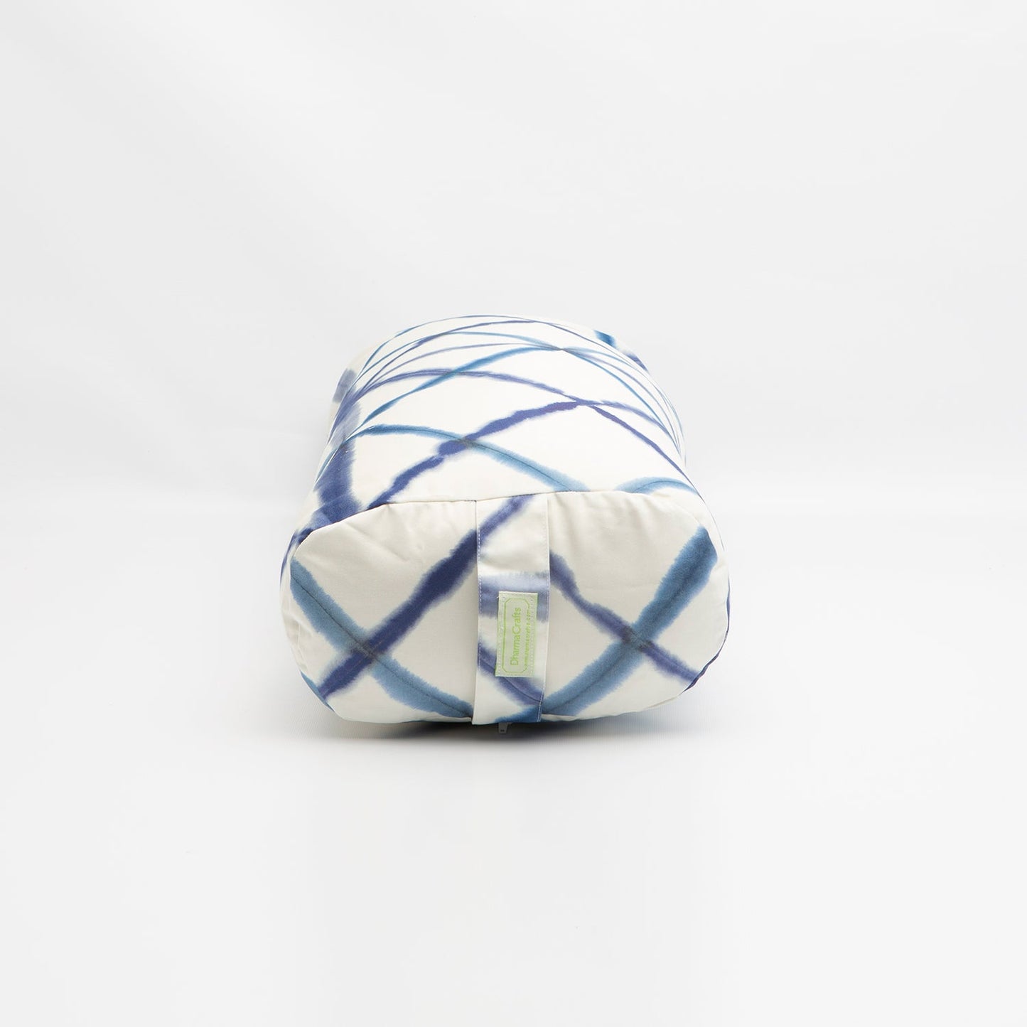 Blue Watercolor Geometric Bolster