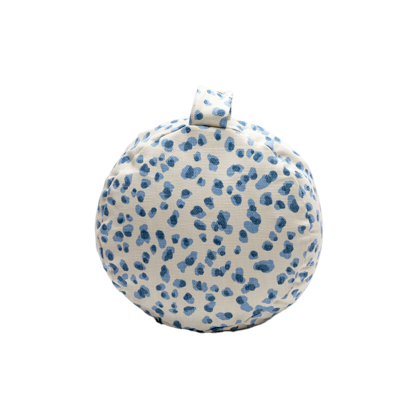 Underside view of of Polka Dot Zafu on white backdrop