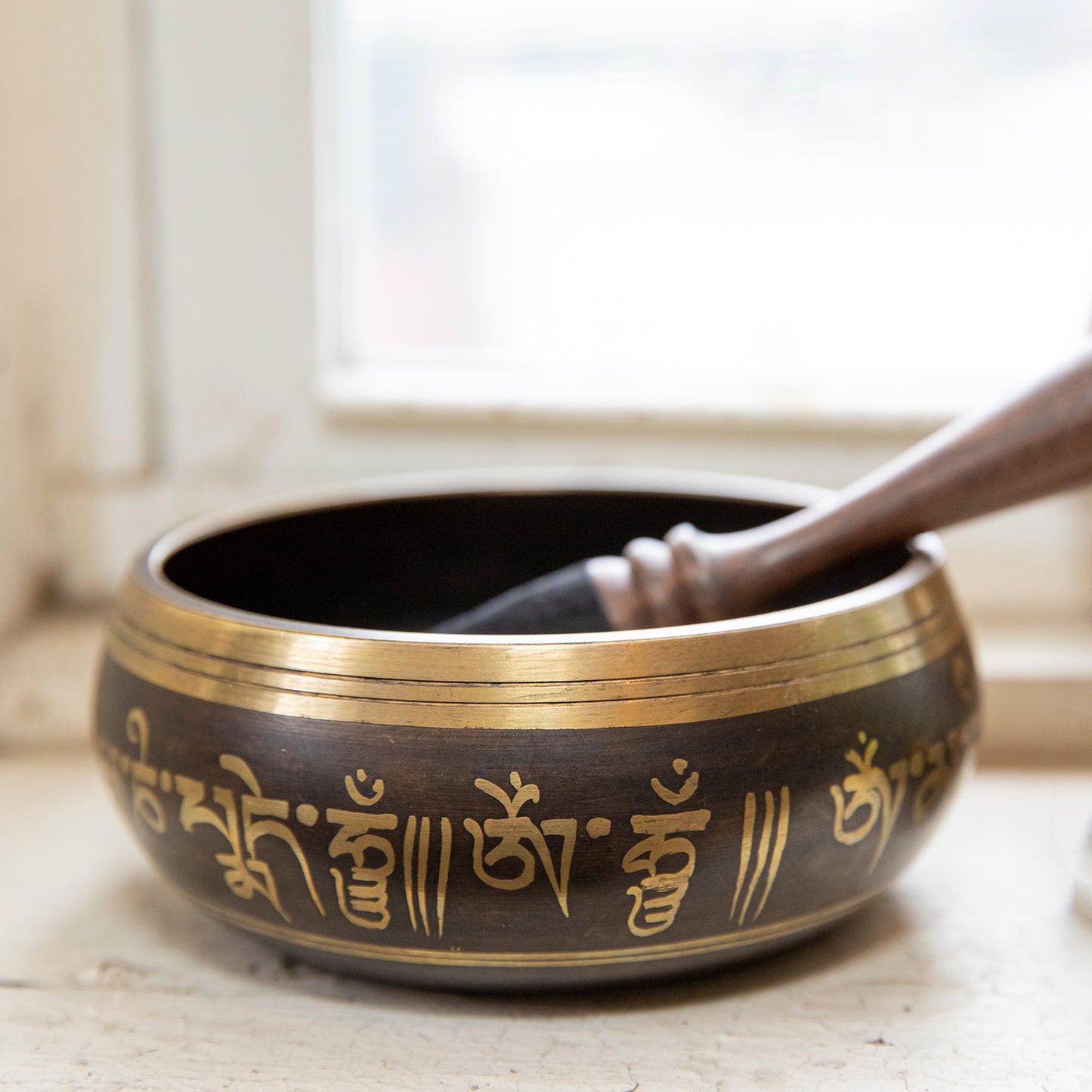 Sacred Om Singing Bowl