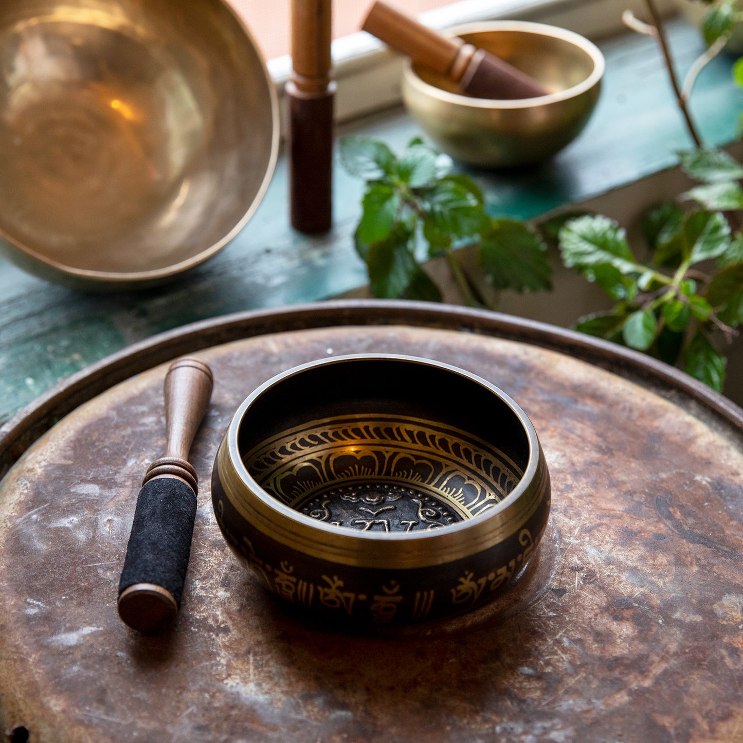 Sacred Om Singing Bowl