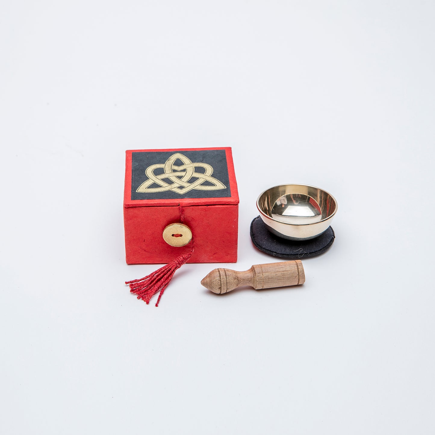 Miniature Singing Bowl Box Set - Trinity Knot