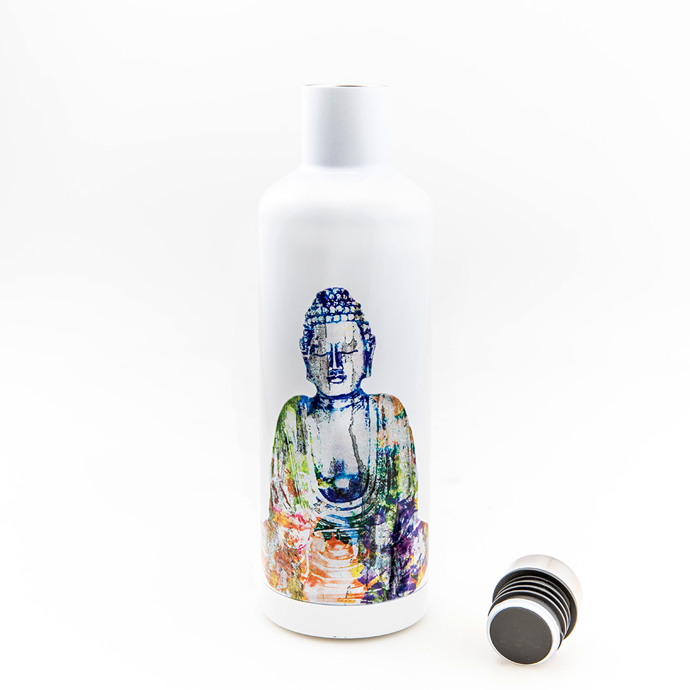 Colorful Buddha Water Bottle