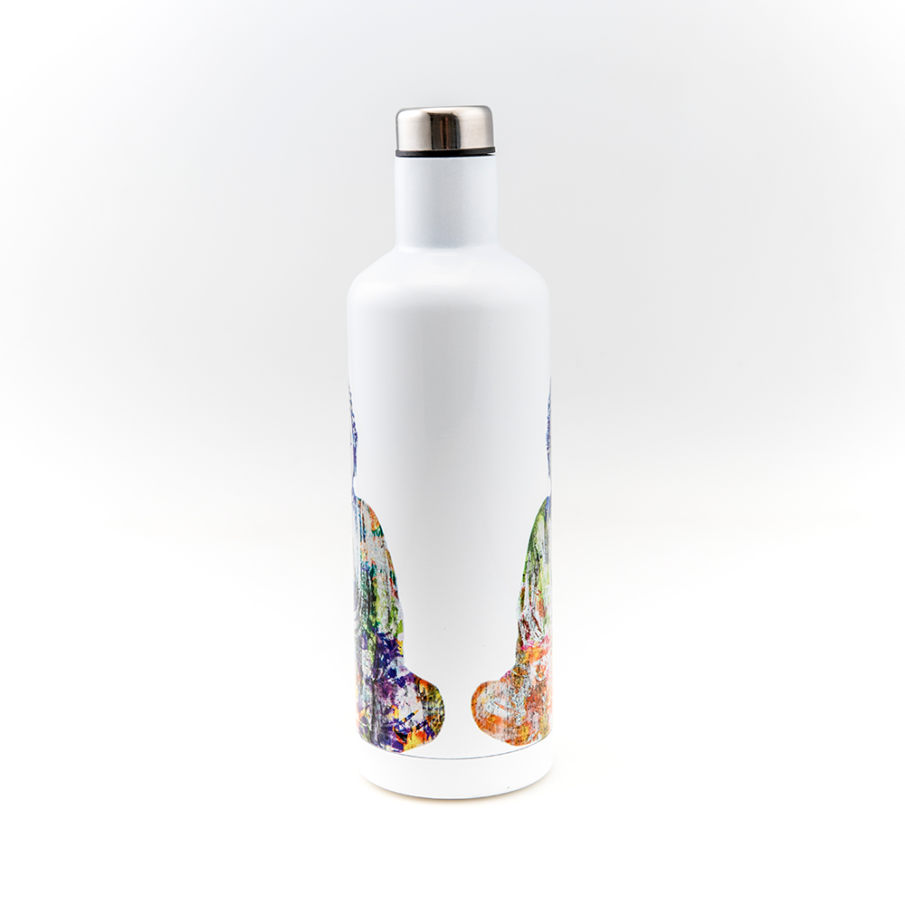 Colorful Buddha Water Bottle