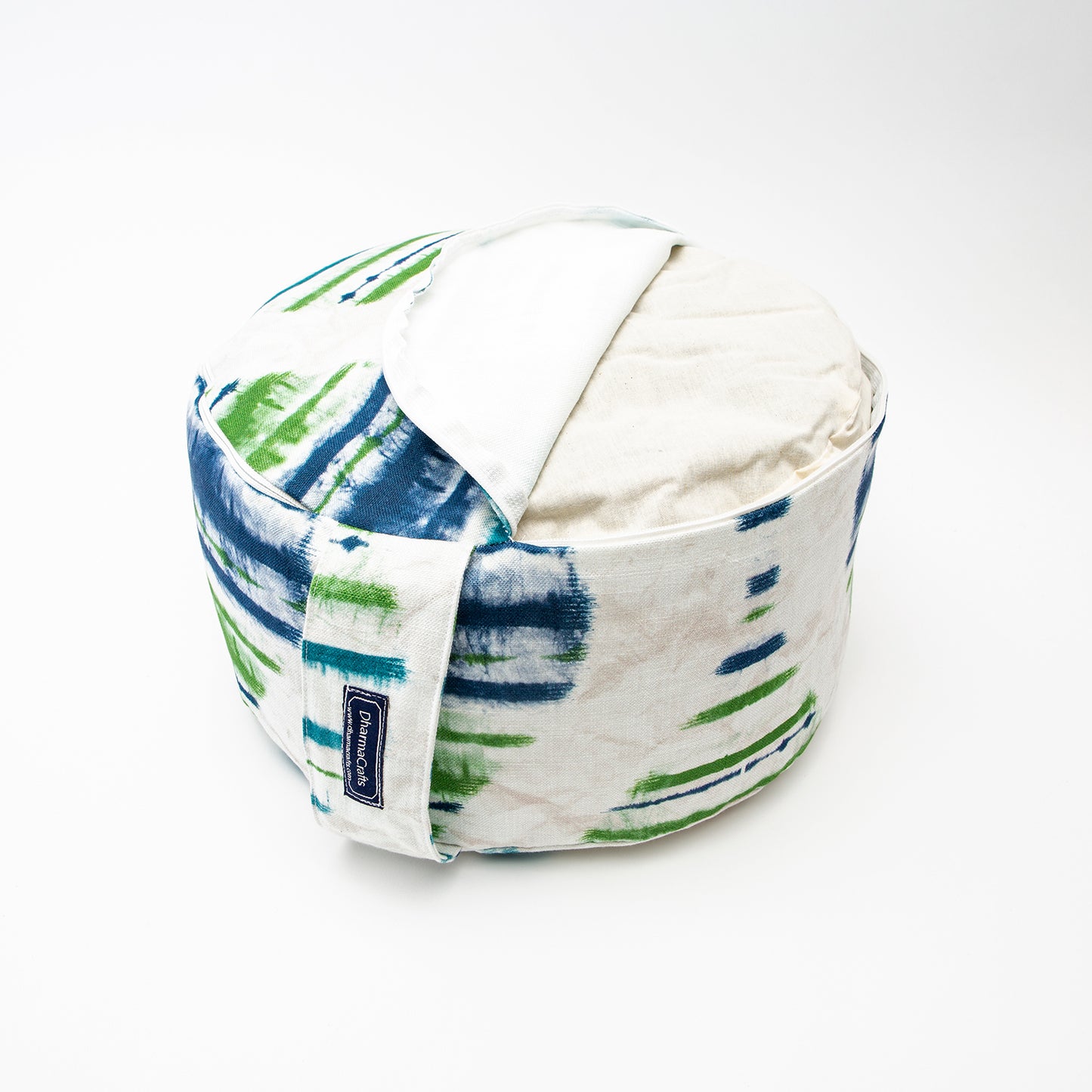 Watercolor Stripe Buckwheat Hull Zafu