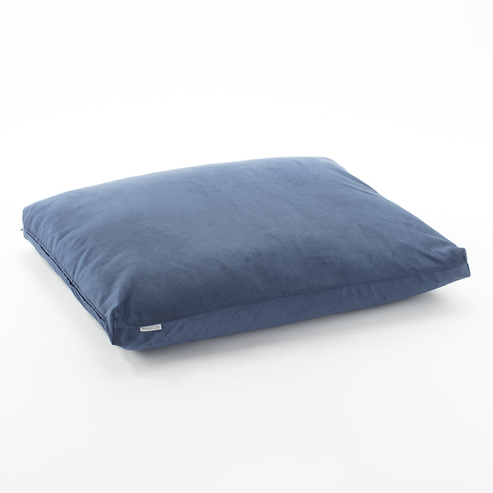 velvet zabuton | indigo | meditation cushions | DharmaCrafts