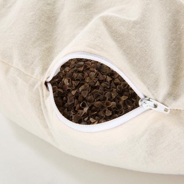 Navy Sunrise Buckwheat Hull Zafu
