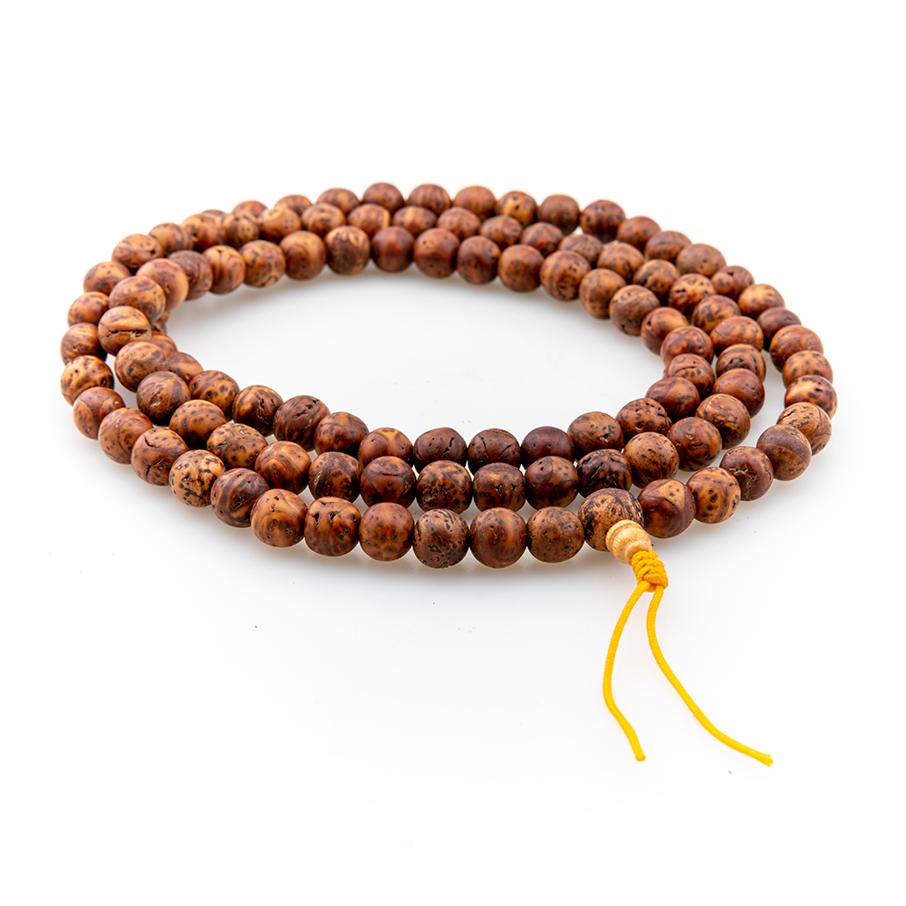 Indian Bodhi Seed Mala, 108 beads