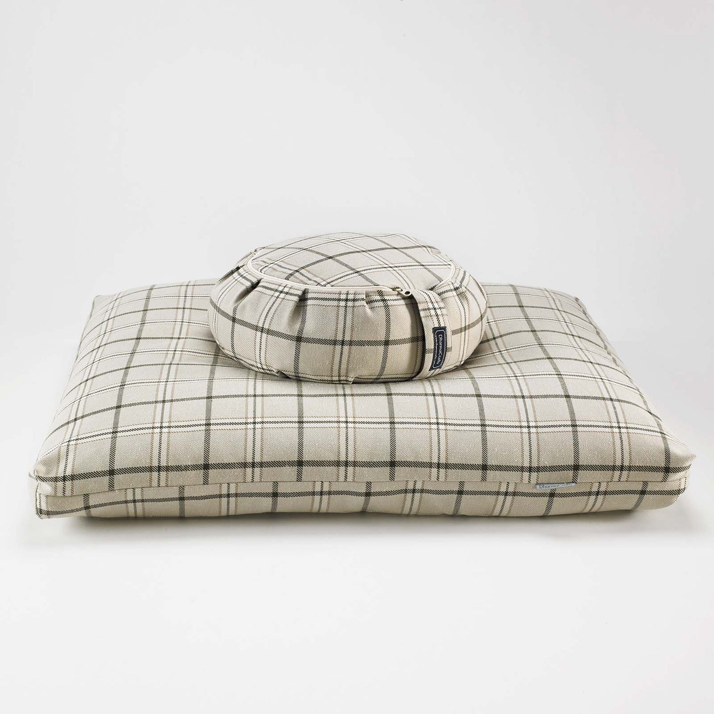 Plaid Zafu Zabuton Set