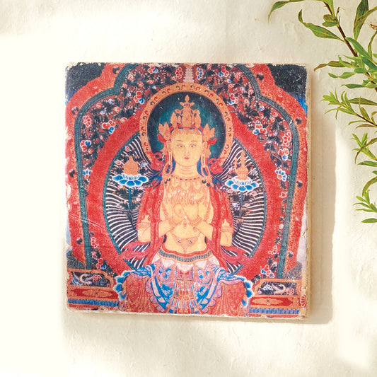 Tibetan Buddha Art Tile