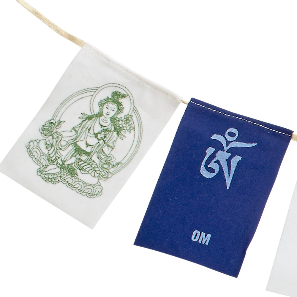 Three Deity Mini Prayer Flag Set