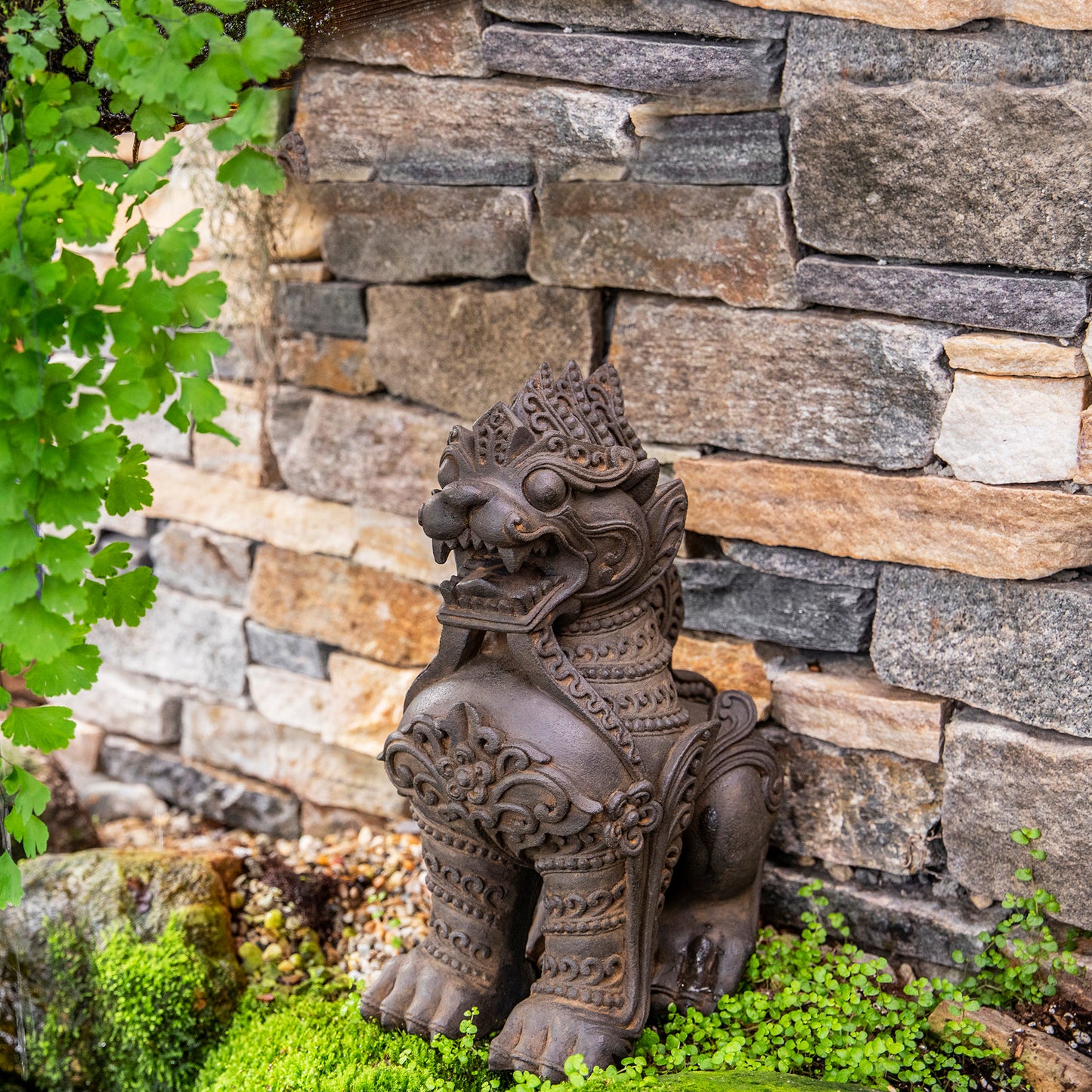 Chinte Burmese Lion Guardian Statue