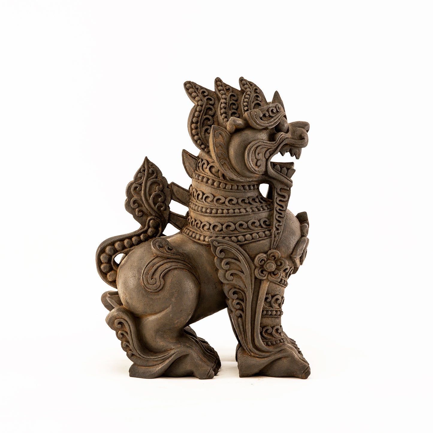 Chinte Burmese Lion Guardian Statue