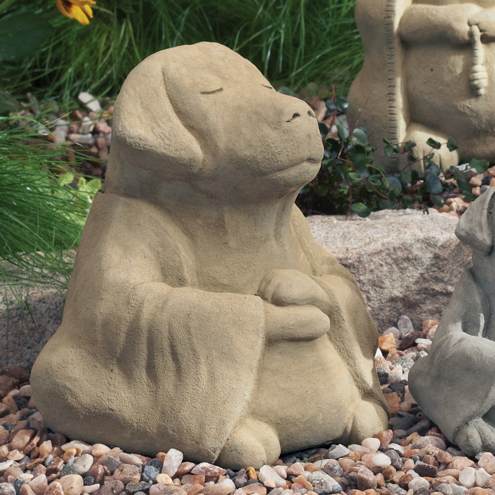 Zen Dog Garden Sculpture