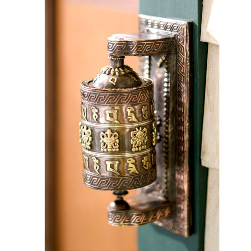 Wall-Mounted Prayer Wheel Mantra of Great Compassion DharmaCrafts