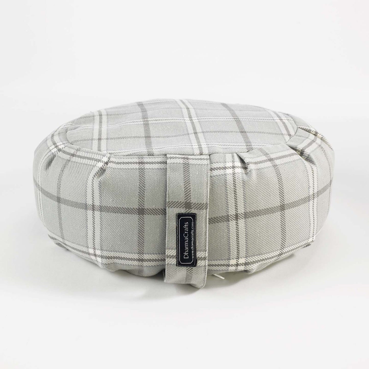 Plaid Buckwheat Hull Zafu