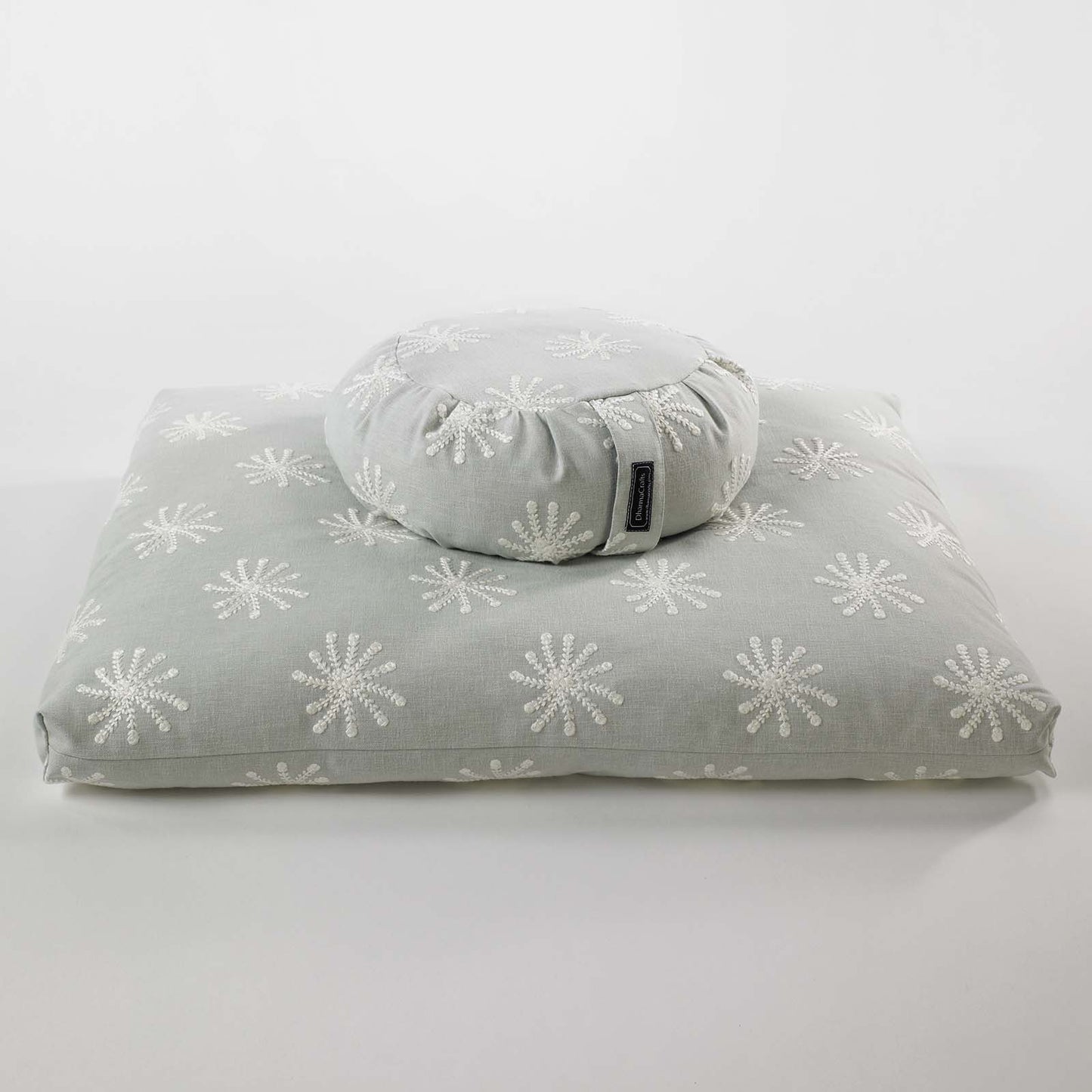 Snowflake Zafu Zabuton Set