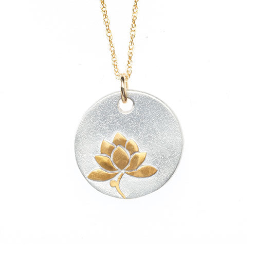 Golden Lotus Necklace