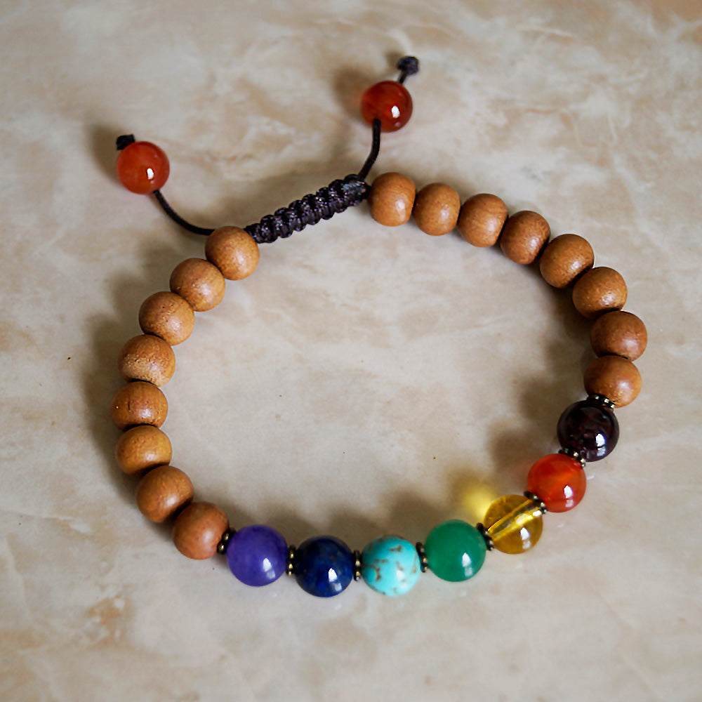 Adjustable Chakra Bracelet