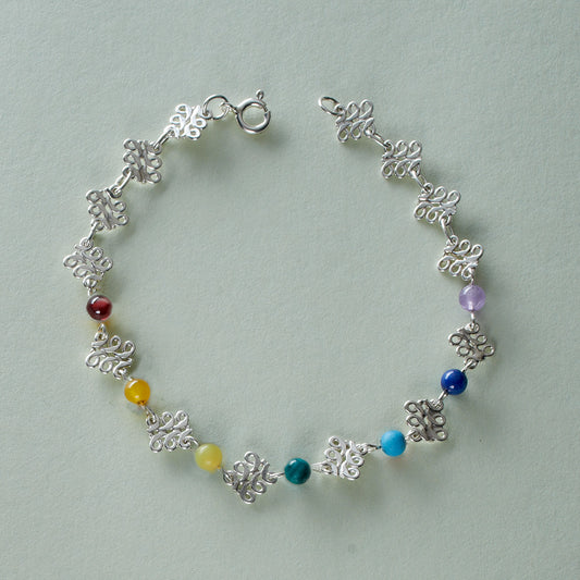 Eternal Knot Chakra Bracelet