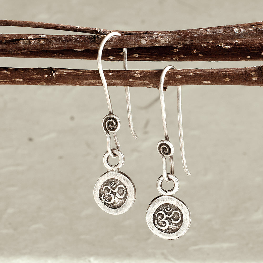 Om Drop Earrings