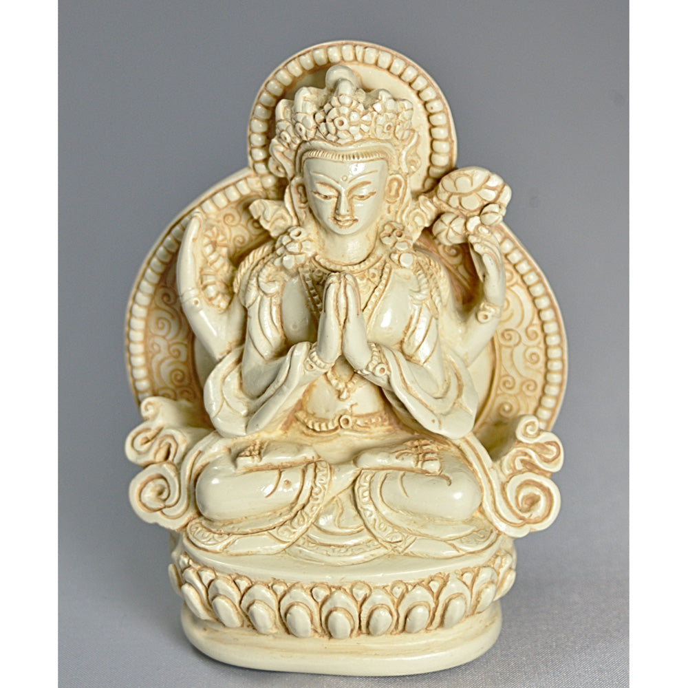 Tsa'tsa Statue, Chenrezig or Avalokiteshvara