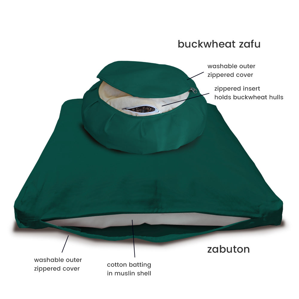 Eco Organic Zafu Zabuton Set