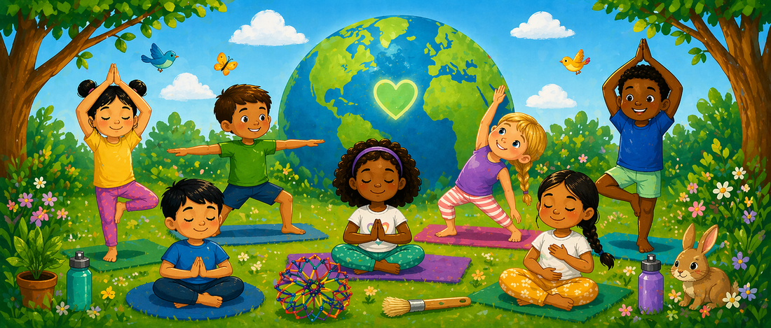 Earth Day Kids Yoga Lesson: Teaching Mindfulness & Connection
