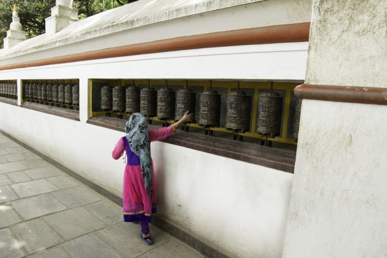 Prayer Wheels Send Blessings of Peace and Compassion