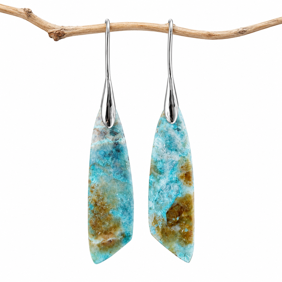 Still Waters Amazonite Drop Earrings