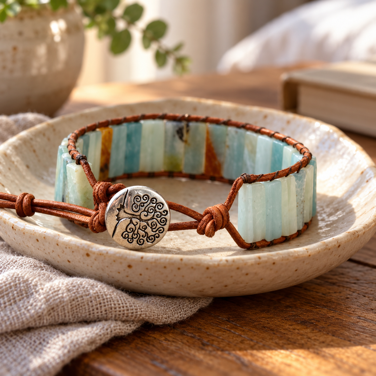 Tree of Life Amazonite Bracelet