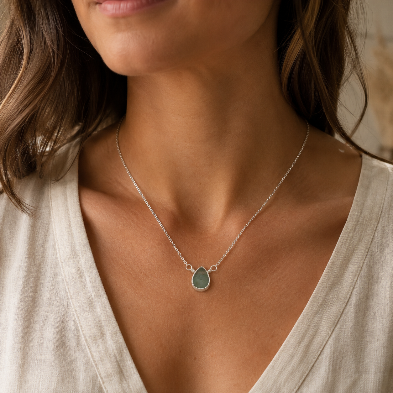 Aquamarine Necklace