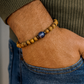 Sodalite and Palo Santo Bracelet