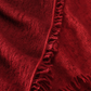 Hand Woven Cashmere Prayer Shawl - Crimson
