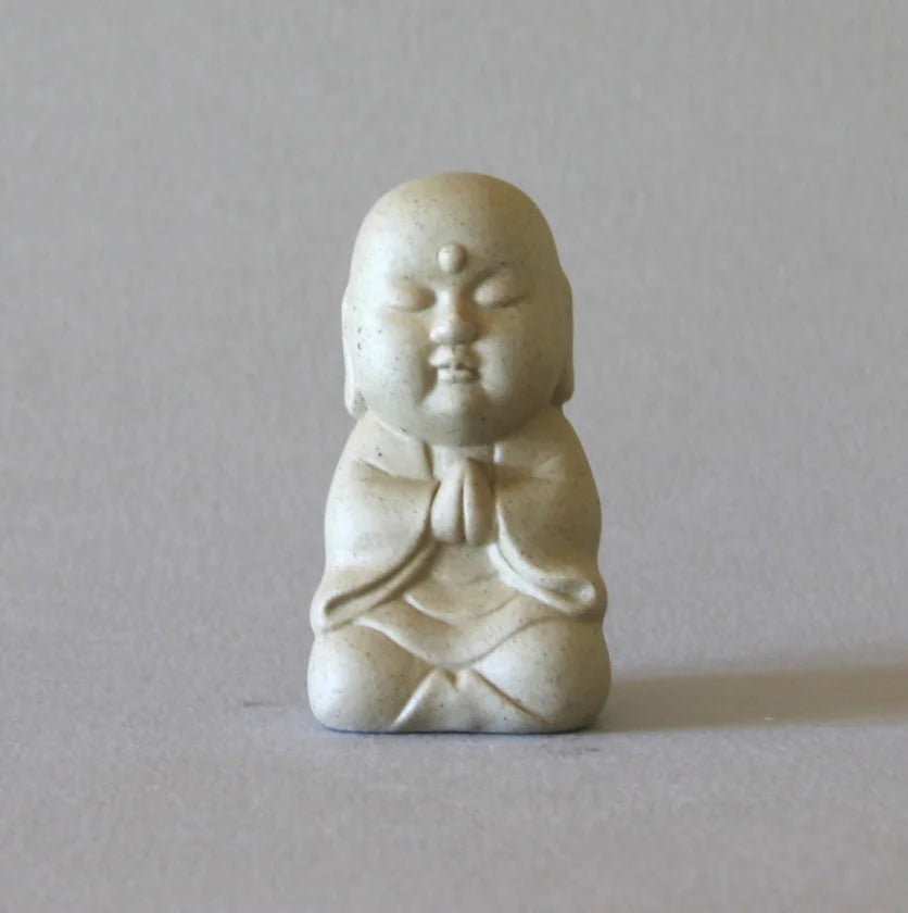 Clay Buddha Sculpture