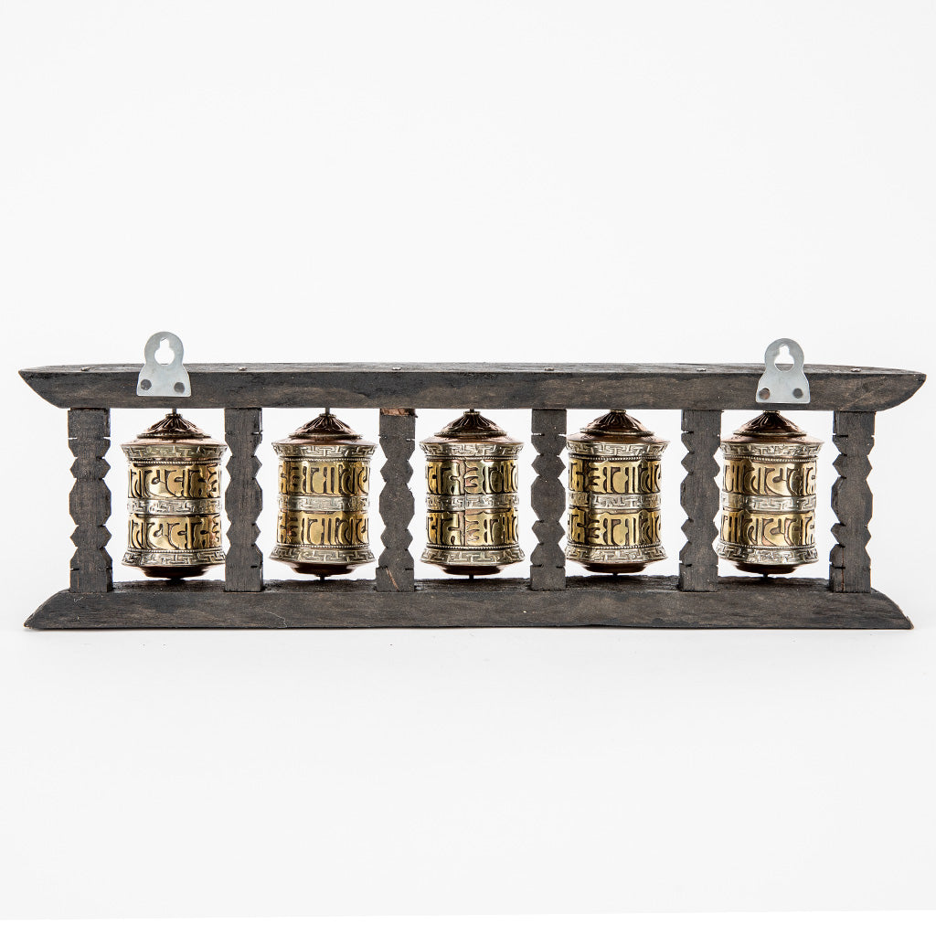 5-Piece Wall-Mounted Prayer Wheel