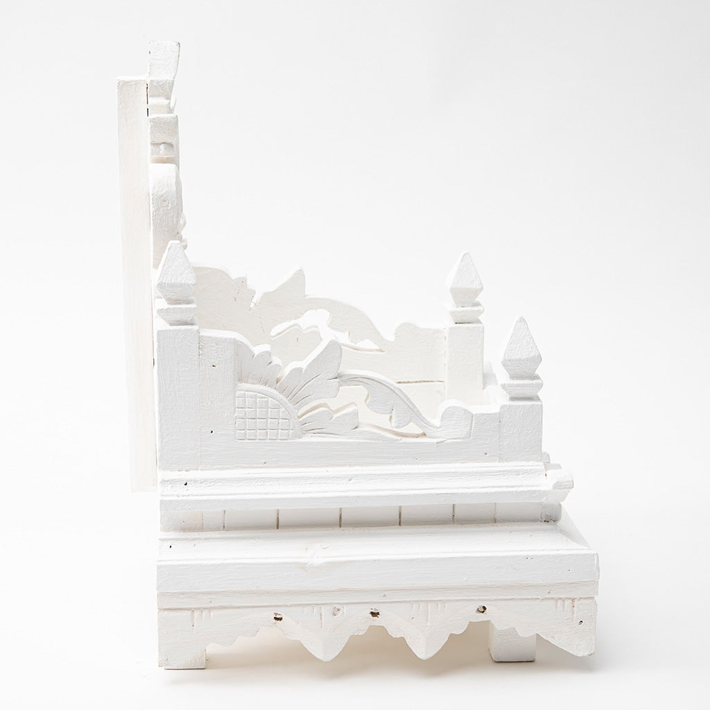 White Wooden Small Shrine