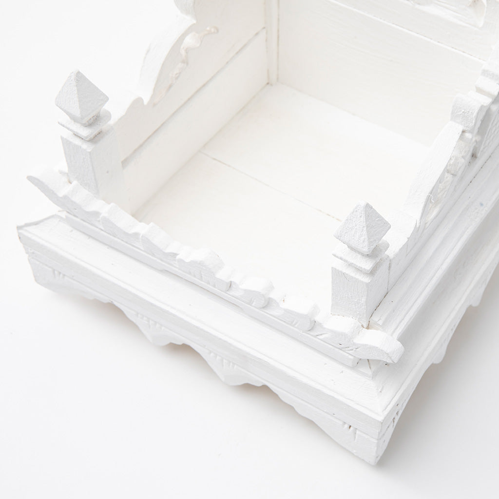 White Wooden Small Shrine